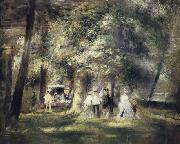 Pierre Renoir Inthe St Cloud Park Spain oil painting reproduction